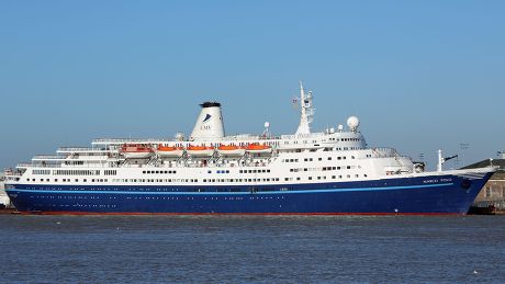 Cruise Ship Marco Polo Back Her Editorial Stock Photo - Stock Image ...