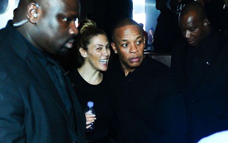 Dr Dre Dr Dre Wife Nicole Editorial Stock Photo - Stock Image