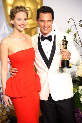 Jennifer Lawrence Matthew Mcconaughey Editorial Stock Photo - Stock