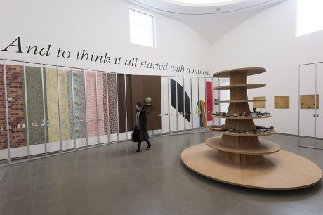'Haim Steinbach: Once again the world is flat' Exhibition at the Serpentine Gallery, London, Britain - 04 Mar 2014