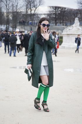 Street Style, Paris Fashion Week, France - 06 Mar 2014