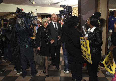 Oscar Pistorius murder trial at Pretoria High Court, Pretoria, South Africa - 10 Mar 2014