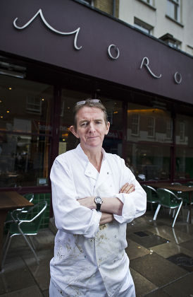 Former Editor of Daily Telegraph Tony Gallagher now working as chef at Moro restaurant, Exmouth Market, London, Britain - 28 Feb 2014