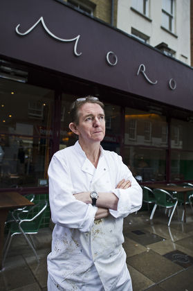 Former Editor of Daily Telegraph Tony Gallagher now working as chef at Moro restaurant, Exmouth Market, London, Britain - 28 Feb 2014