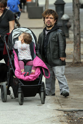 Peter Dinklage and family out and about, New York, America - 11 Mar 2014