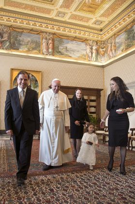 Pope Francis Meets President of Malta George Abela, Vatican City, Rome, Italy - 21 Mar 2014