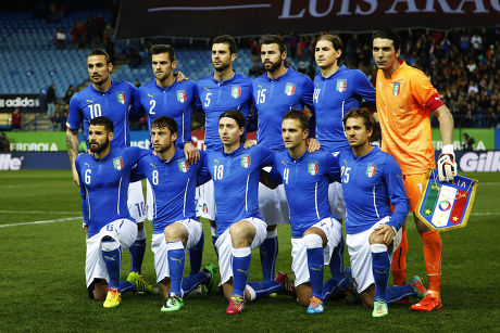 Italian Team Group Lineup Editorial Stock Photo Stock Image