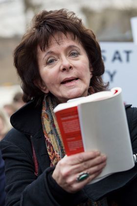 Writers and actors protest against book ban at Pentonville Prison, London, Britain - 28 Mar 2014