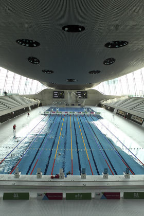 Swimming Pool Aquatics Centre Queen Elizabeth Editorial Stock Photo ...