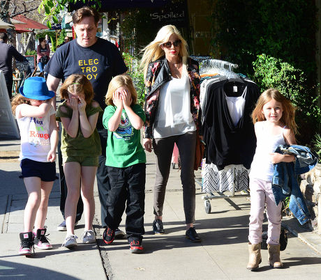 Tori Spelling out and about, Los Angeles, America - 03 Apr 2014