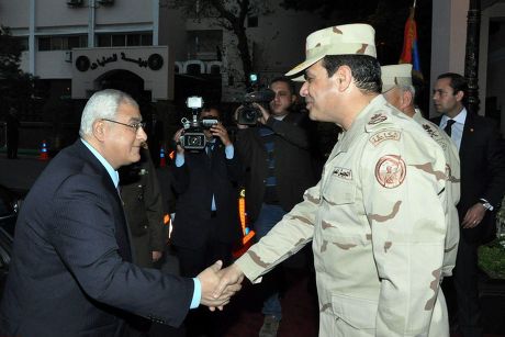 Field Marshal Abdel Fattah Al-Sisi's Resignation From His Post as Defence Minister, Cairo, Egypt - 26 Mar 2014