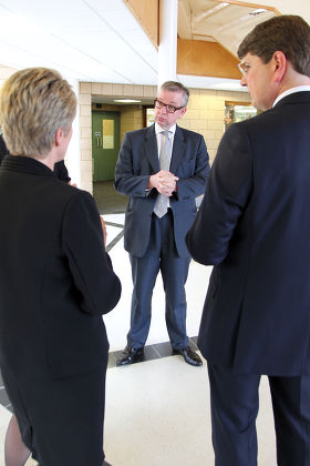 Michael Gove visits Brooke Weston Academy, Corby, Britain - 04 Apr 2014