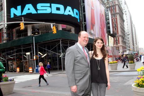 Amelia Rose Blaire visits NASDAQ MarketSite, New York, America - 11 Apr 2014