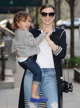 Miranda Kerr with son Flynn Bloom, New York, America - 19 Apr 2014