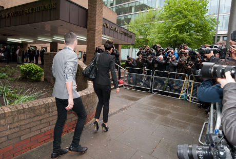 Tulisa Contostavlos in court charged with drugs offences, Southwark Crown Court, London, Britain - 22 Apr 2014