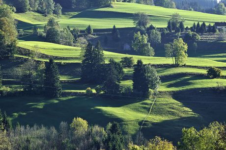 Countryside Weitnau Bavaria Germany Editorial Stock Photo - Stock Image ...