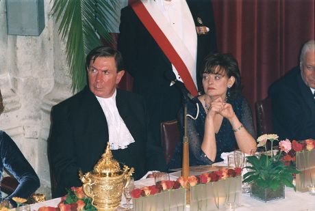 Lord Mayors Banquet at Guildhall, London, Britain - 13 Nov 2001