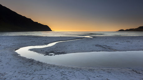 Refviksanden Beach Estuary Evening Light Island Editorial Stock Photo refviksanden-beach-estuary-evening-light-island-editorial-stock-photo