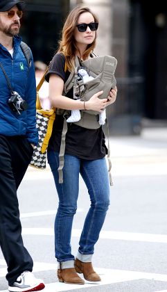 Jason Sudeikis and Olivia Wilde out and about, New York, America - 01 May 2014