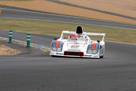 Photo Vintage 24H Du Mans 1977 – Porsche 936 N°4 – Tirage Noir Et Blanc 9x13 Cm