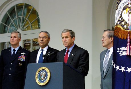 President George W Bush Secretary State Editorial Stock Photo - Stock ...