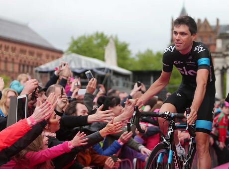 2014 Giro d'Italia Cycling Opening Event at The Belfast City Hall, Northern Ireland, Britain - 08 May 2014