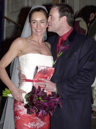 JULIET AUBREY AND STEVE RITCHIE WEDDING IN CHELSEA, LONDON, BRITAIN - 15 DEC 2001