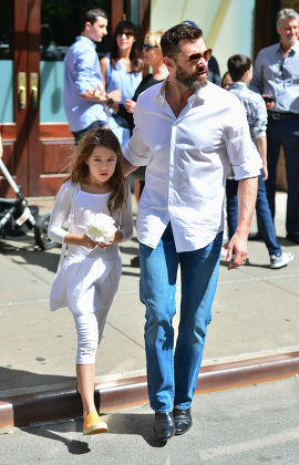 Hugh Jackman and family out and about, New York, America - 11 May 2014