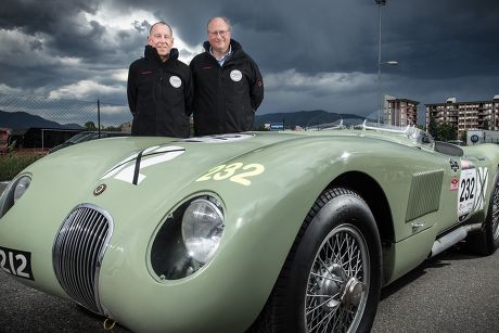 Andy Wallace Richard Frankel Their Jaguar Editorial Stock Photo - Stock ...