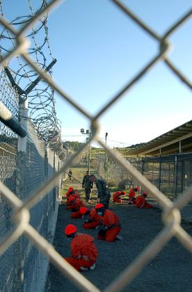 CAMP X-RAY NAVAL BASE, GUANTANAMO BAY, CUBA - 11 JAN 2002 Stock ...