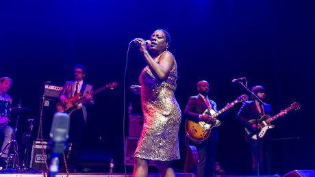 Sharon Jones and The Dap Kings in concert at The Roundhouse, London, Britain - 16 May 2014