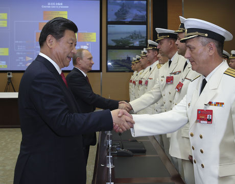 2 Naval officers shake hands Stock Pictures, Editorial Images and Stock ...