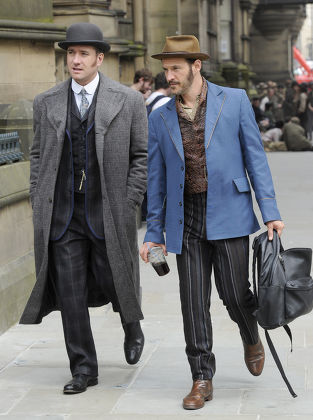 'Ripper Street' series 3 on set filming at Manchester Town Hall, Manchester, Britain - 21 May 2014