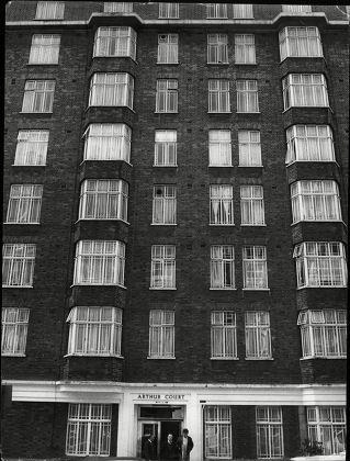 Flats At Arthur Court Queensway London. Re Film Producer Leslie Berens Money Smuggling Story.