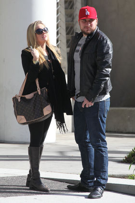 Tiffany Thornton and Chris Carney out and about, Los Angeles, America - 21 Jan 2012