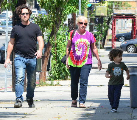 Thomas Ian Nicholas and son out and about, Los Angeles, America - 23 May 2014