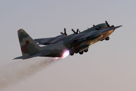 Lockhead C130 Hercules Displaying Short Takeoff Editorial Stock Photo ...