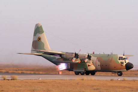 Lockhead C130 Hercules Displaying Short Takeoff Editorial Stock Photo ...
