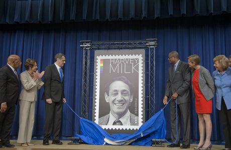Harvey Milk Stamp Unveiled, Washington DC, America - 22 May 2014