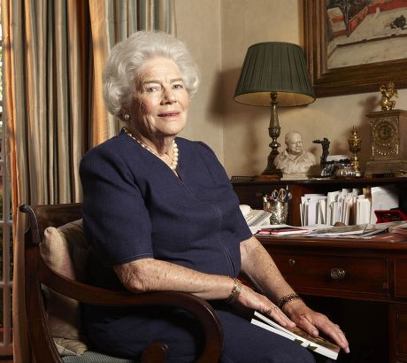Lady Soames at Her Home in West London, Britain - 24 Aug 2011