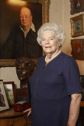 Lady Soames at Her Home in West London, Britain - 24 Aug 2011