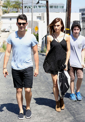 Joe Jonas and Blanda Eggenschwiler out and about, Los Angeles, America - 12 Jun 2014