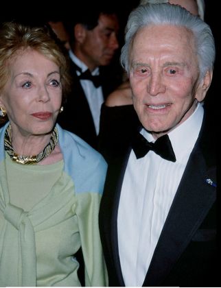 Kirk Douglas Wife Anne Buydens Editorial Stock Photo - Stock Image 