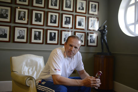 England Cricket National Team Director Andy Flower Pic Andy Hooper Photographed At Lords For The Daily Mail.