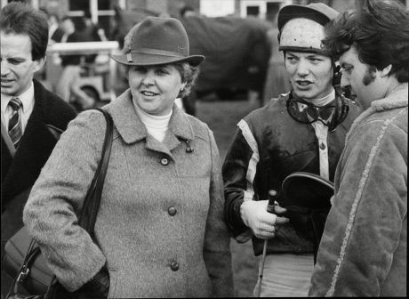 Jenny Pitman Racehorse Trainer Her Jockey Editorial Stock Photo - Stock ...