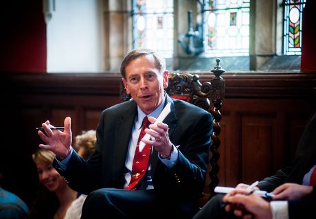 General David Petraeus at the Oxford Union, Oxford, Britain - 20 Jun 2014