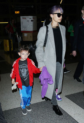 Nicole Richie and children at LAX airport, Los Angeles, America - 22 Jun 2014