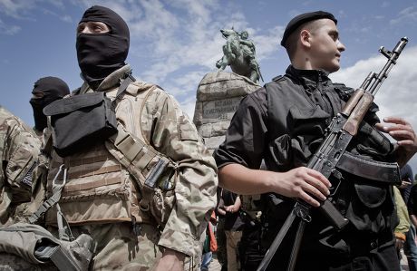 Member Azov Battalion Swears Oath Front Editorial Stock Photo - Stock ...