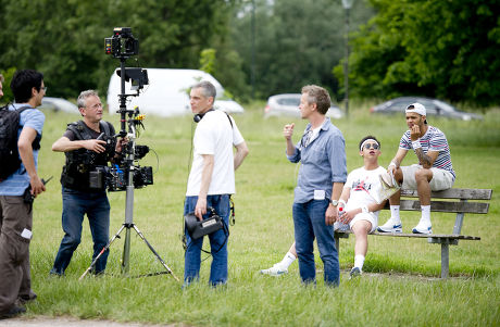 Rizzle Kicks film new music video in Wimbledon Common, London, Britain - 09 Jun 2014