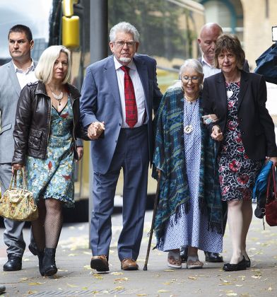 Rolf Harris charged with child sex assault offences, Southwark Crown Court, London, Britain - 27 Jun 2014